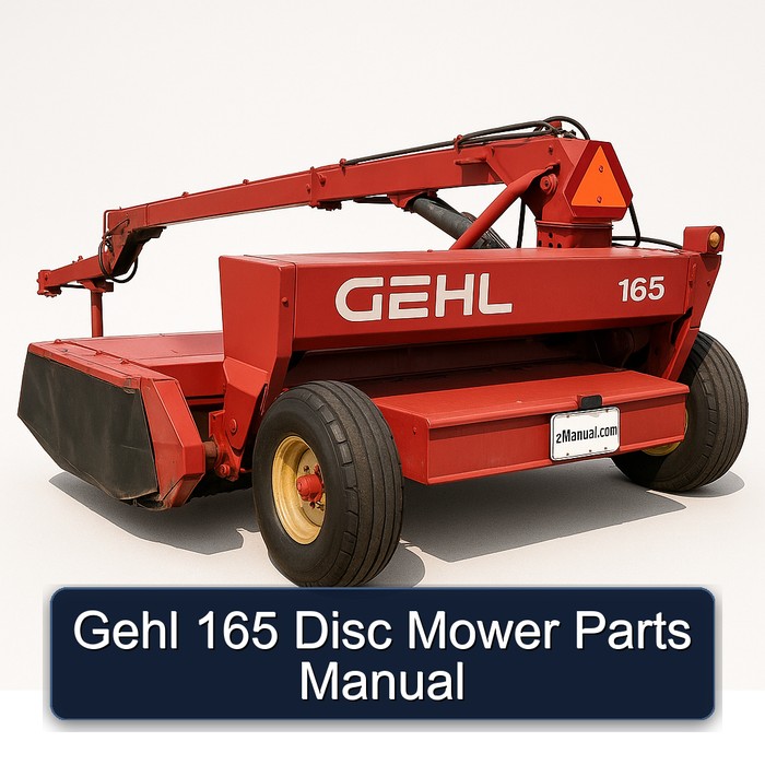 Gehl 165 Disc Mower Parts Catalog PDF Download