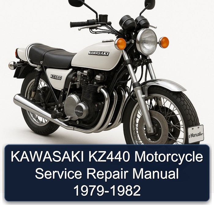 KAWASAKI KZ440 Motorcycle Service Repair Manual 1979-1982