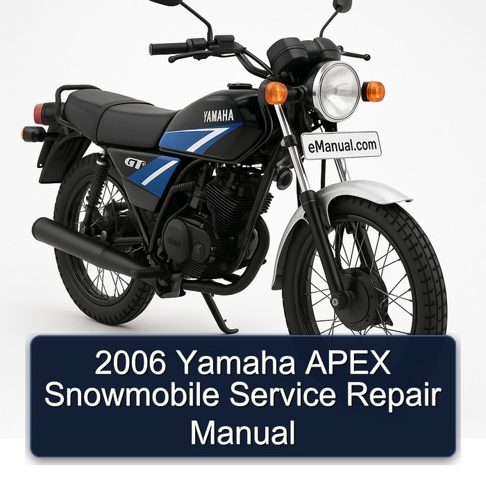 2006 Yamaha APEX Snowmobile Service Repair Manual