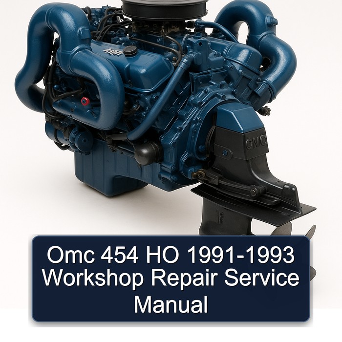 Omc 454 HO 1991-1993 Workshop Repair Service Manual