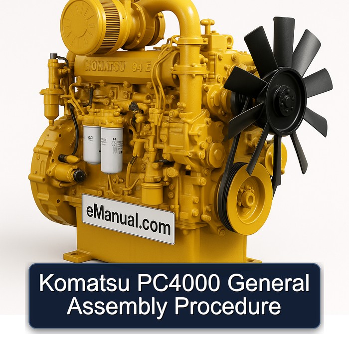 Komatsu PC4000 General Assembly Procedure PDF Download