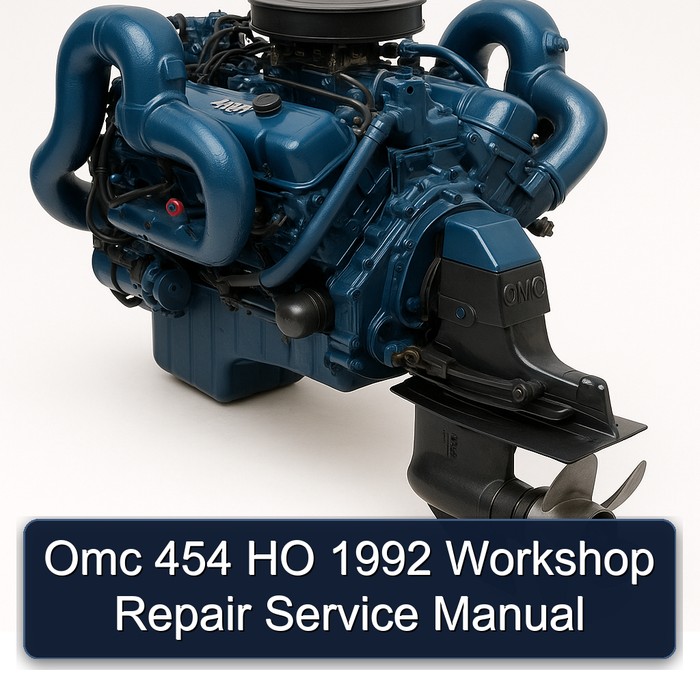 Omc 454 HO 1992 Workshop Repair Service Manual