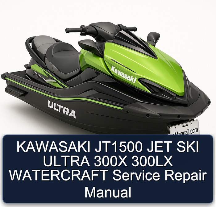 KAWASAKI JT1500 JET SKI ULTRA 300X 300LX WATERCRAFT Manual de servicio y reparación