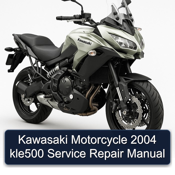 Kawasaki Motorcycle 2004 kle500 Manual de servicio y reparación