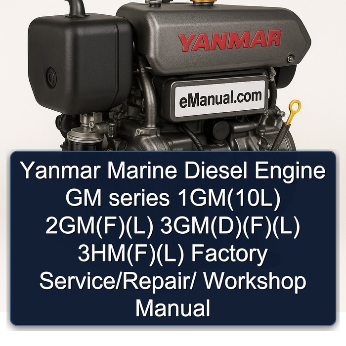 Manual de Servicio/Reparación/Taller para Motores Diésel Marinos Yanmar Serie GM