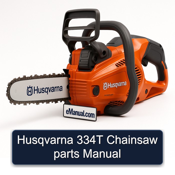 Husqvarna 334T Chainsaw parts Manual