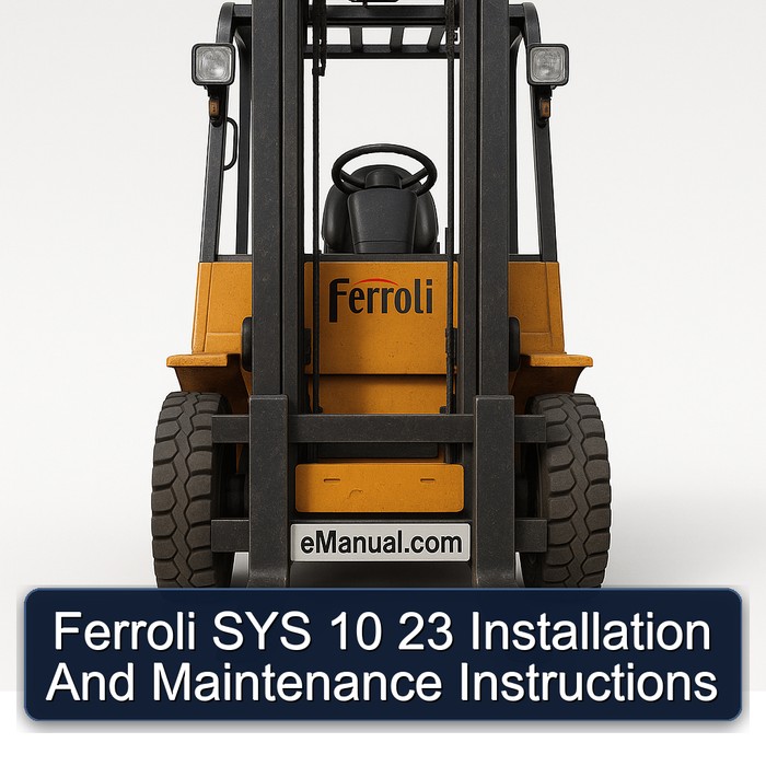 Ferroli Sys 10 23 Installation and Maintenance Instructions PDF Download