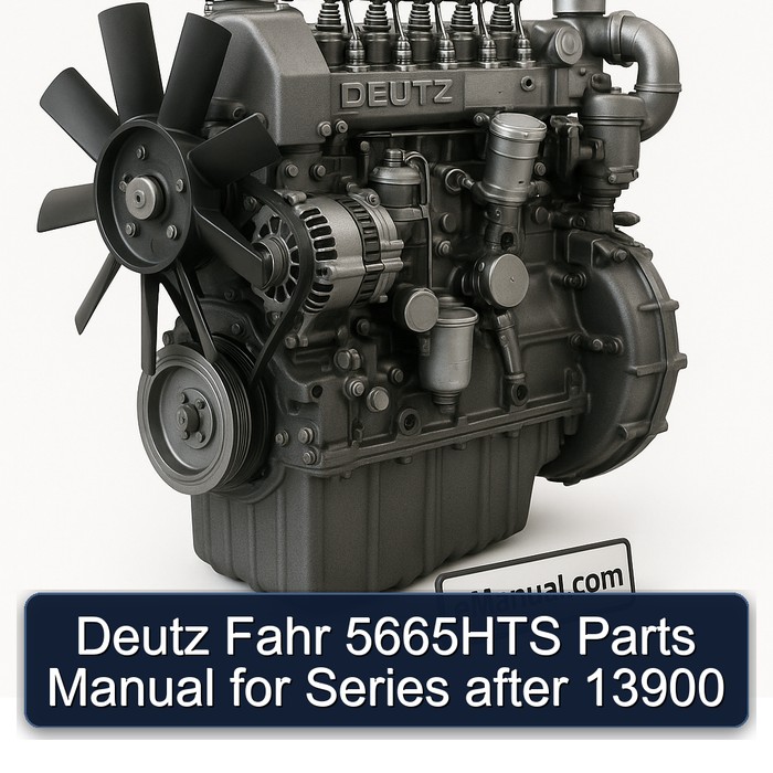 Deutz Fahr 5665HTS Parts Manual for Series after 13900
