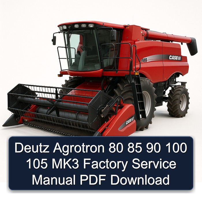 Deutz Agrotron 80-105 MK3 Werkstatthandbuch PDF Download