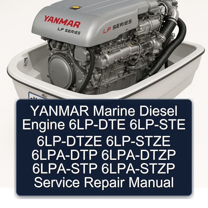 YANMAR Marine Diesel Engine 6LP-DTE 6LP-STE 6LP-DTZE 6LP-STZE 6LPA-DTP 6LPA-DTZP 6LPA-STP 6LPA-STZP Service Repair Manual