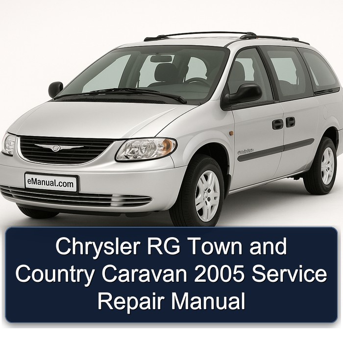 Chrysler RG Town and Country Caravan 2005 Manual de servicio y reparación