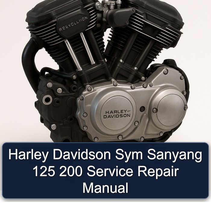 Harley Davidson Sym Sanyang 125 200 Service Repair Manual 