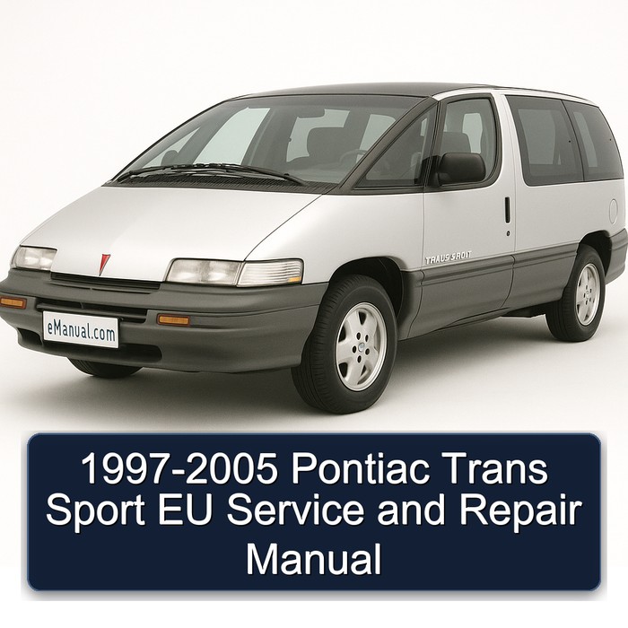 1997-2005 Pontiac Trans Sport EU Manual de servicio y reparación