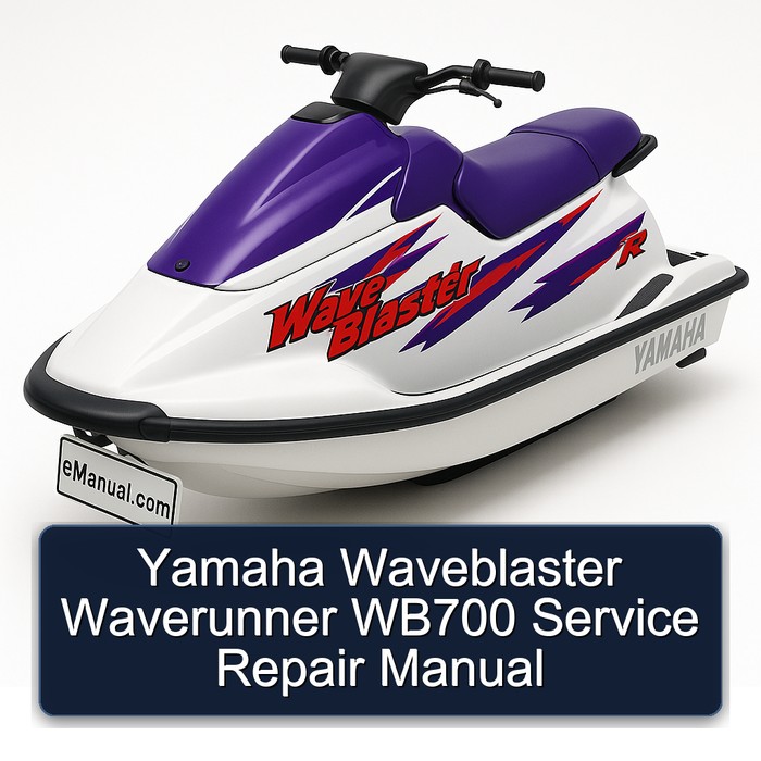 Yamaha Waveblaster Waverunner WB700 Manual de servicio y reparación
