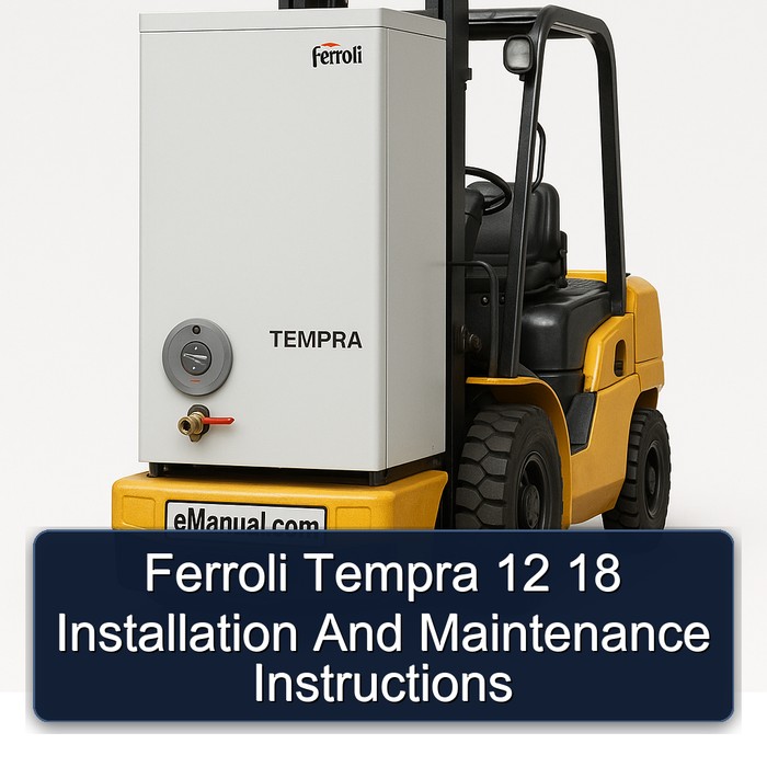 Ferroli Tempra 12 18 Installation And Maintenance Instructions