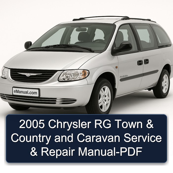 2005 Chrysler RG Town & Country and Caravan Manual de servicio y reparación-PDF