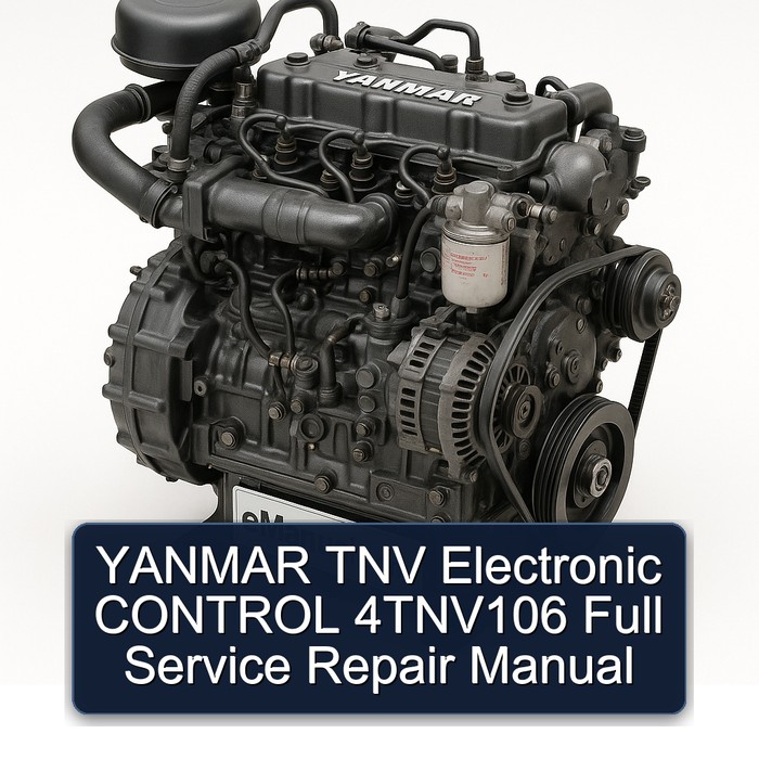 YANMAR TNV Electronic CONTROL 4TNV106 Full Service Repair Manual