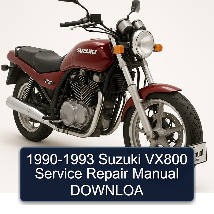 1990-1993 Suzuki VX800 Manual de servicio y reparación DOWNLOA