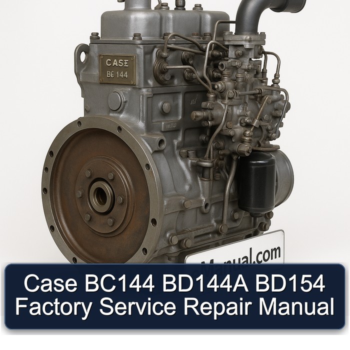 Case BC144 BD144A BD154 Factory Manual de servicio y reparación