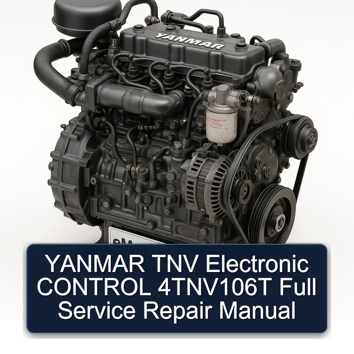 YANMAR TNV Electronic CONTROL 4TNV106T Full Service Repair Manual 