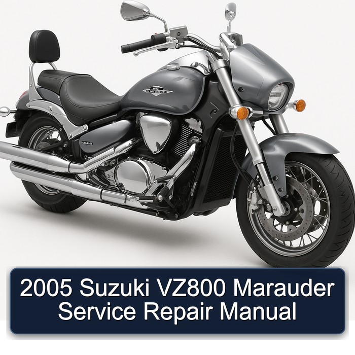 2005 Suzuki VZ800 Marauder Manual de servicio y reparación