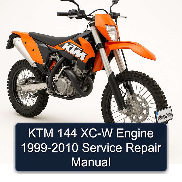 KTM 144 XC-W Engine 1999-2010 Manual de servicio y reparación