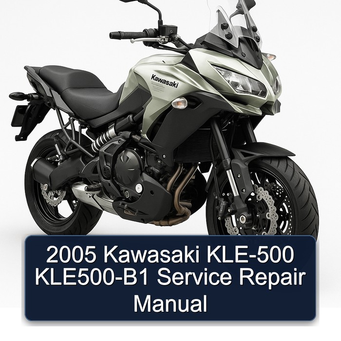 2005 Kawasaki KLE-500 KLE500-B1 Manual de servicio y reparación