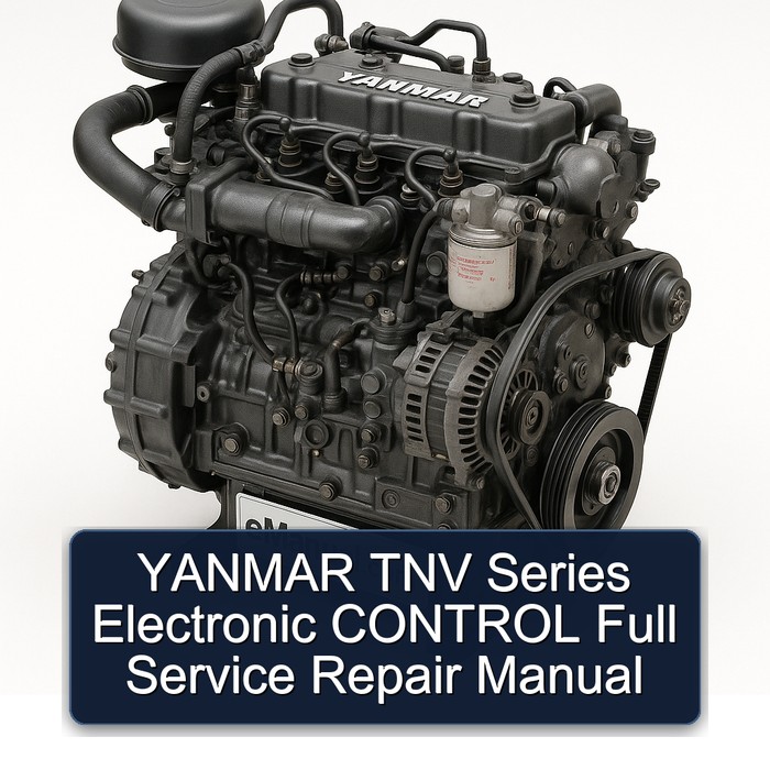 YANMAR TNV Series Electronic CONTROL Full Service Repair Manual 