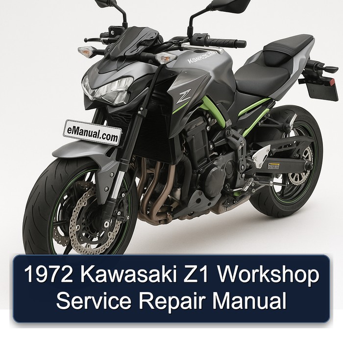 1972 Kawasaki Z1 Workshop Service Repair Manual
