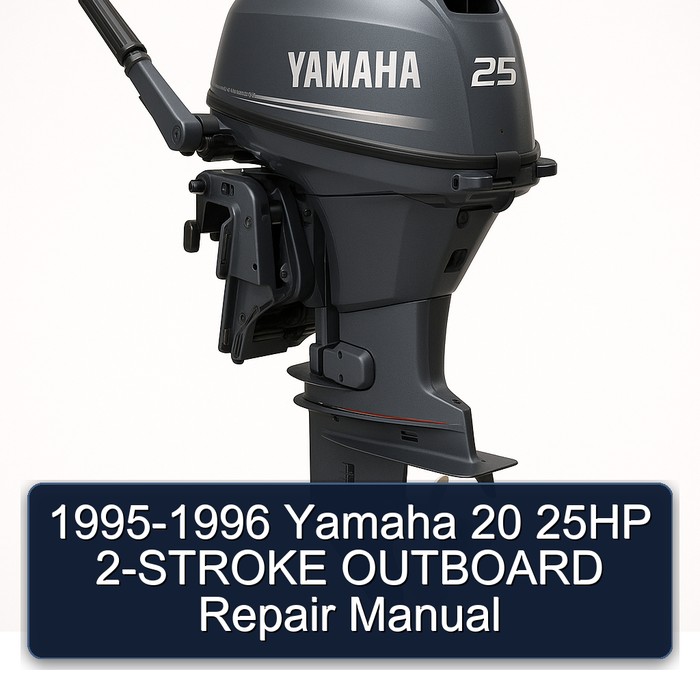 1995-1996 Yamaha 20 25HP 2-STROKE OUTBOARD Repair Manual