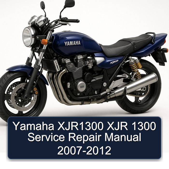 Yamaha XJR1300 XJR 1300 Manual de servicio y reparación 2007-2012