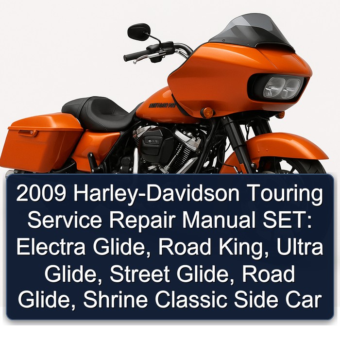 Harley-Davidson Touring Set: Electra Glide, Road King, Ultra Glide, Street Glide, Road Glide, Shrine Classic Side Car Workshop Service Repair Manual PDF Download