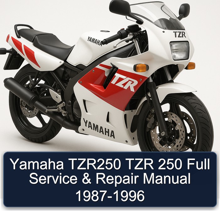 Yamaha TZR250 TZR 250 Full Service & Repair Manual 1987-1996