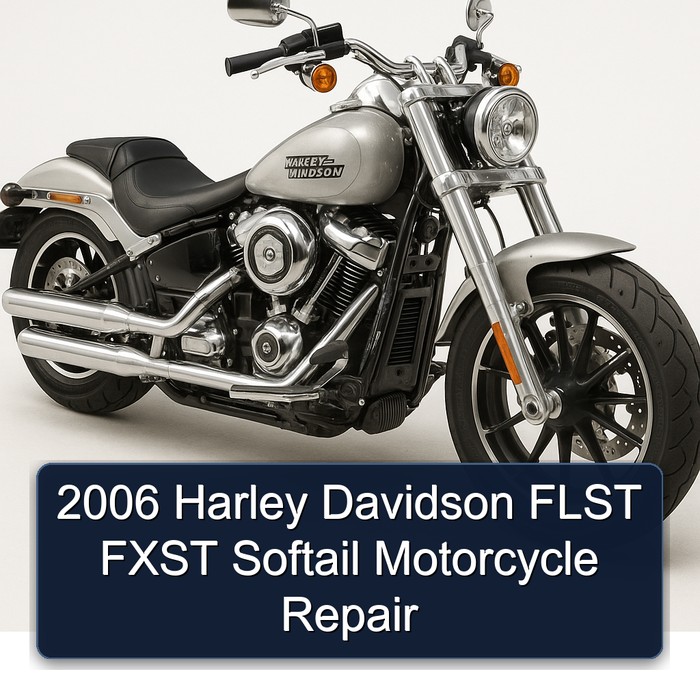 2006 Harley Davidson FLST FXST Softail Motorcycle Repair