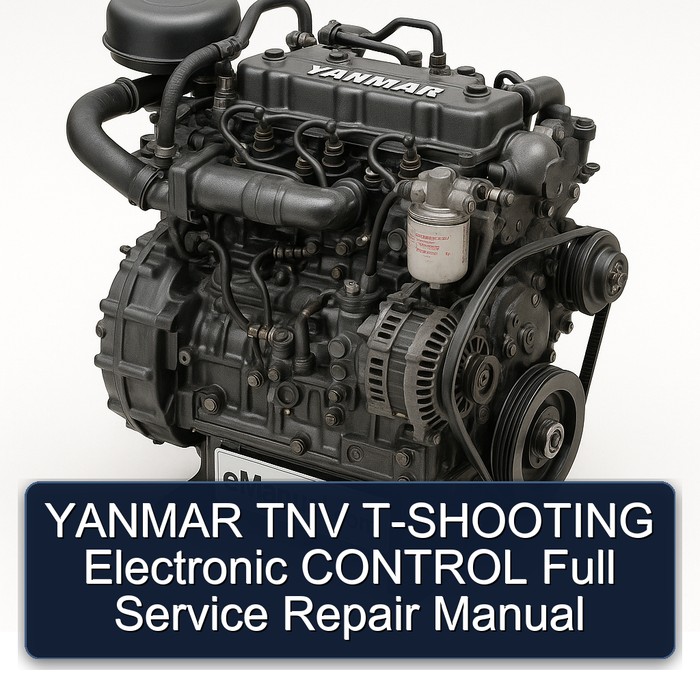 YANMAR TNV T-SHOOTING Electronic CONTROL Full Service Repair Manual