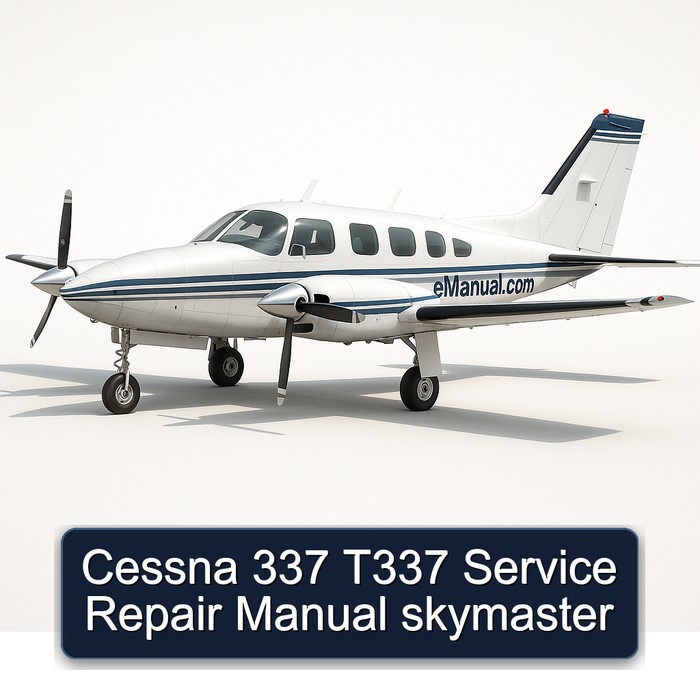 Cessna 337 T337 Service Repair Manual skymaster