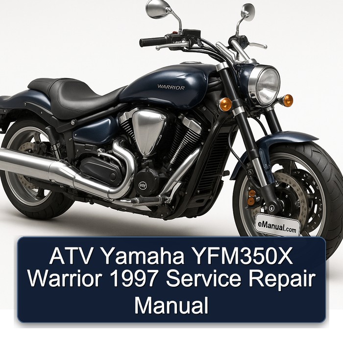 ATV Yamaha YFM350X Warrior 1997 Service Repair Manual 