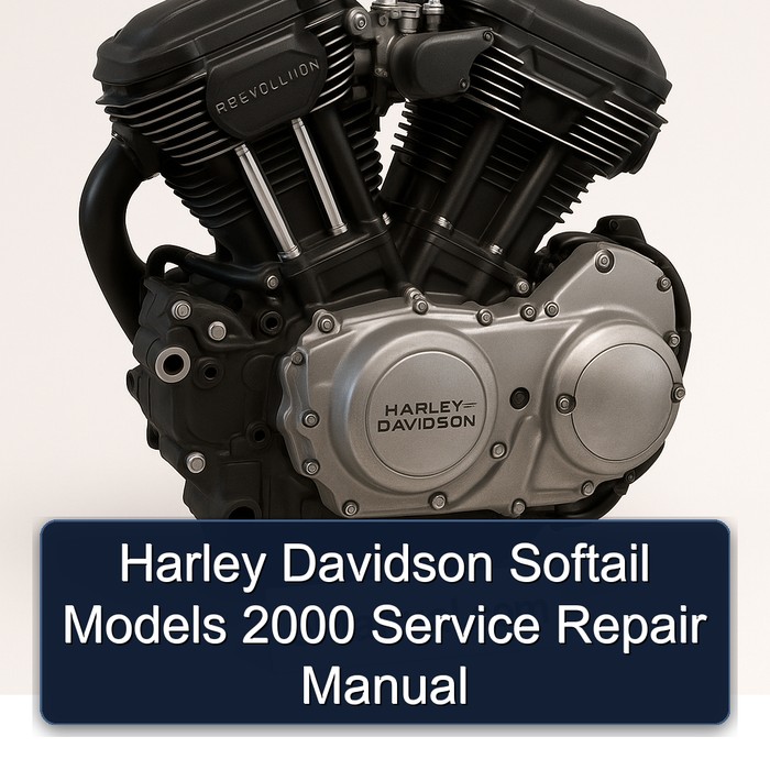 Harley Davidson Softail Models 2000 Service Repair Manual 