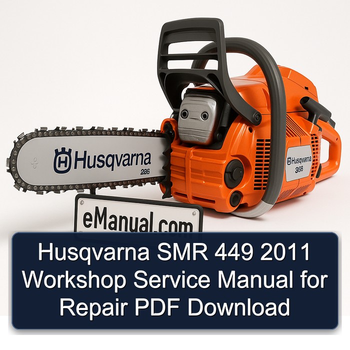 Husqvarna SMR 449 2011 Workshop Service Manual for Repair PDF Download