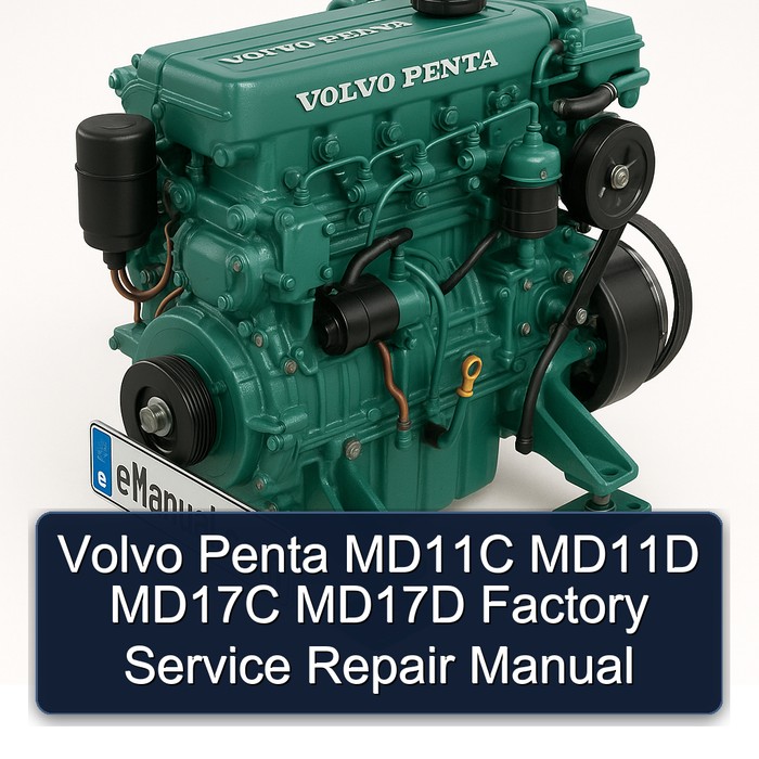Volvo Penta MD11C MD11D MD17C MD17D Factory Manual de servicio y reparación