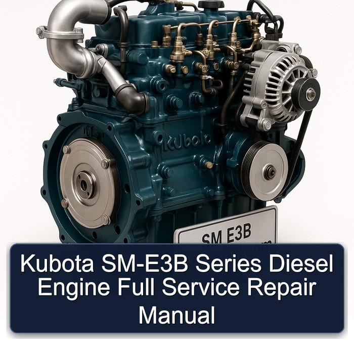 Kubota SM-E3B Series Diesel Engine Full Service Repair Manual