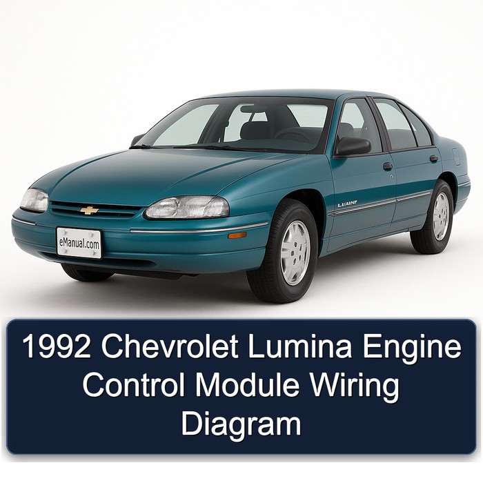 1992 Chevrolet Lumina Engine Control Module Wiring Diagram