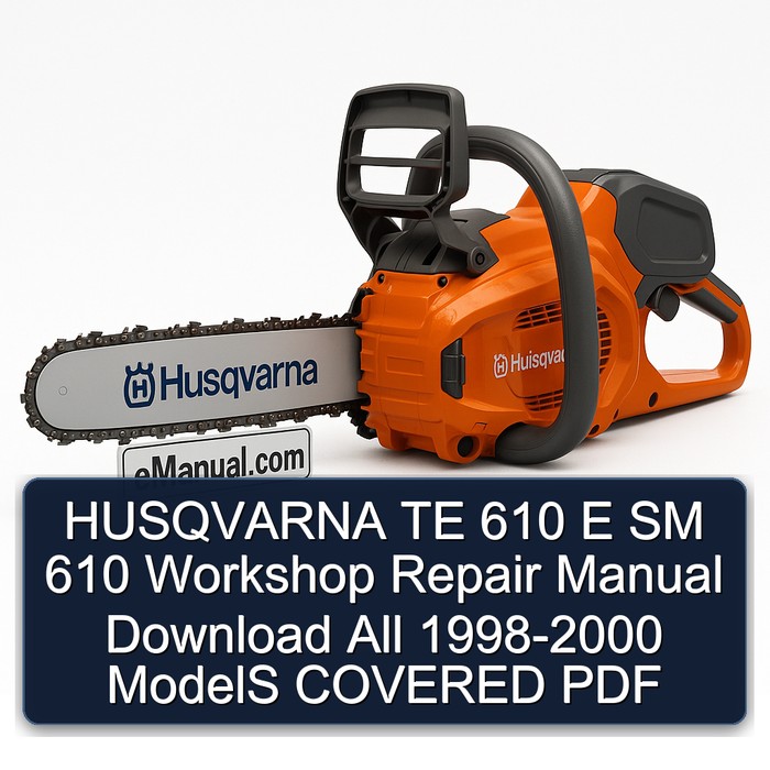 HUSQVARNA TE 610 E SM 610 Workshop Repair Manual Download All 1998-2000 ModelS COVERED PDF