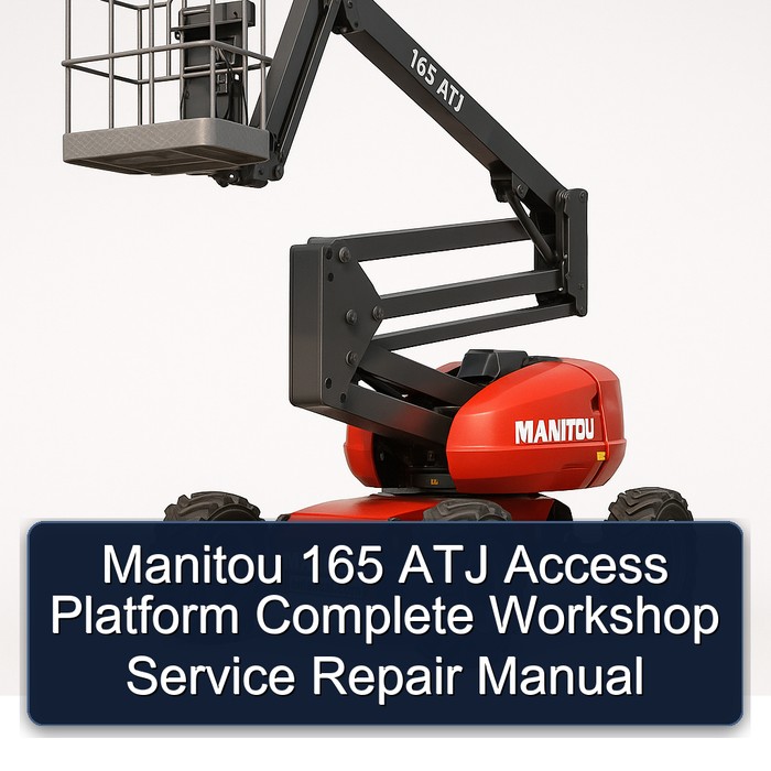 Manitou 165 Atj Access Platform Workshop Service Repair Manual PDF Download