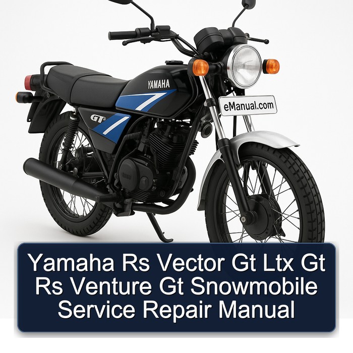 Yamaha Rs Vector Gt Ltx Gt Rs Venture Gt Snowmobile Service Repair Manual