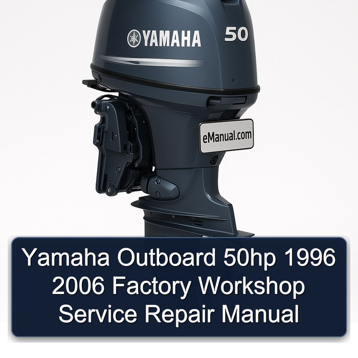 Yamaha Outboard 50hp 1996 2006 Factory Workshop Manual de servicio y reparación