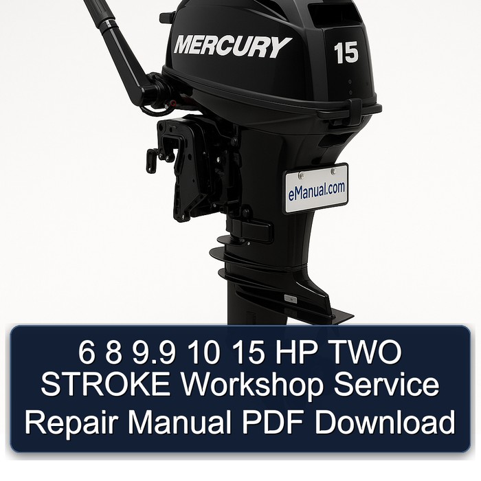 6 8 9.9 10 15 HP TWO STROKE Workshop Manual de servicio y reparación PDF Download