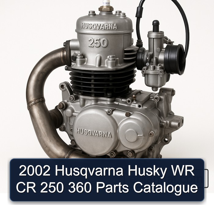 2002 Husqvarna Husky WR CR 250 360 Parts Catalogue