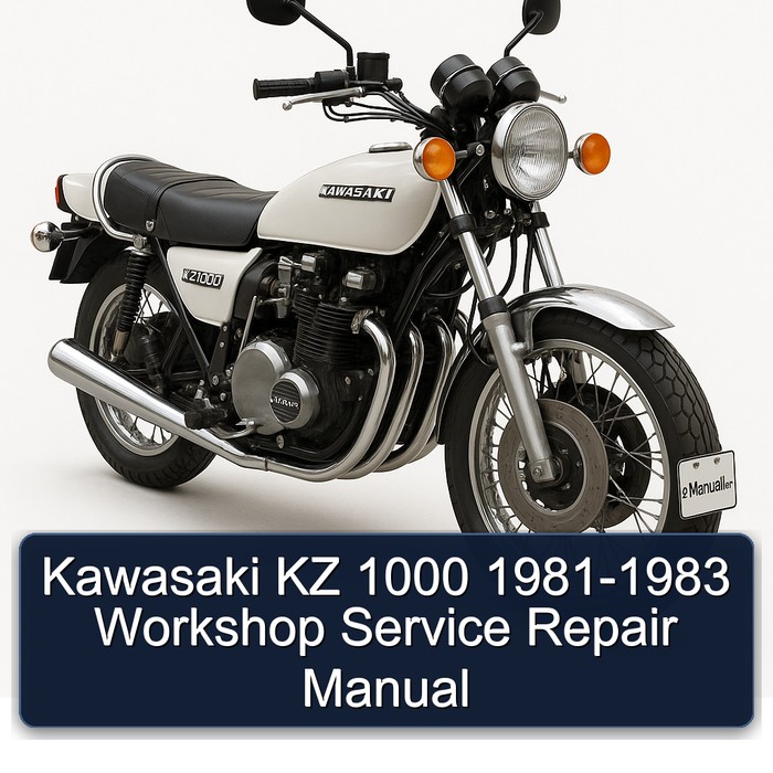 Kawasaki KZ 1000 1981-1983 Workshop Manual de servicio y reparación