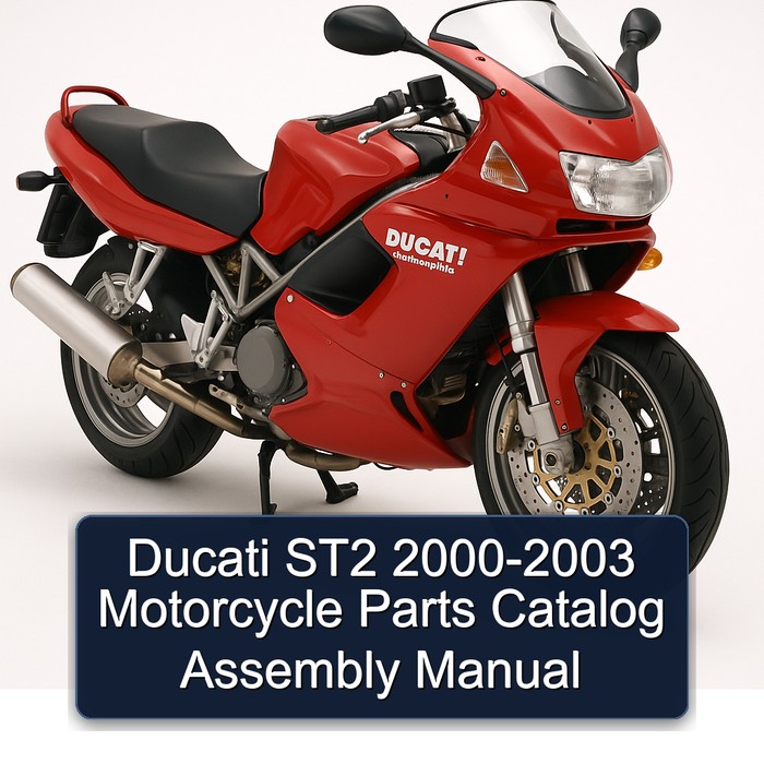 Ducati ST2 2000-2003 Motorcycle Parts Catalog Assembly Manual